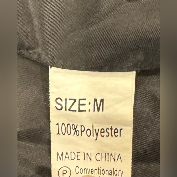 Black Leopard Color Block Full Zip Hooded Jacket women’s Size Medium - Picture 6 of 8